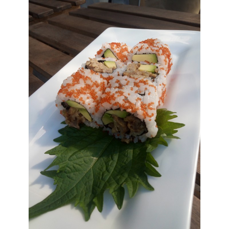 CALIFORNIA SPICY TUNA TOBIKO